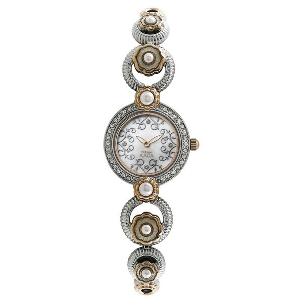Titan Quartz Analog Multicoloured Dial Metal Strap Watch for Women - image number 0