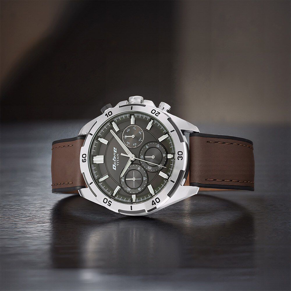 Buy Online Titan Octane Hyper Lume Black Dial Quartz Multifunction