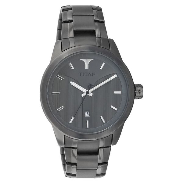 Titan Quartz Analog with Date Grey Dial Watch for Men - image number 0