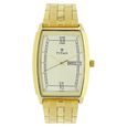 Titan Karishma White Dial Analog with Day and Date Stainless Steel Strap Watch for Men