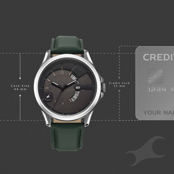 3308sl01 Buy Online Fastrack Groove Quartz Analog with Date Grey Dial Green ...