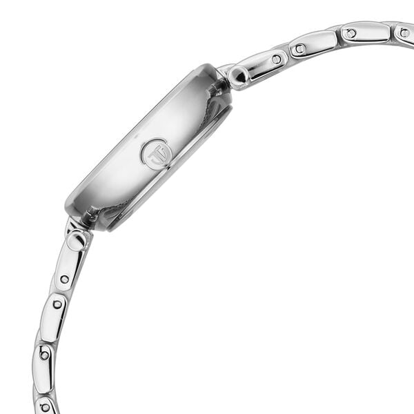 Titan Workday Edit Quartz Analog Rose Gold Dial Silver Stainless Steel Strap Watch For Women - image number 4