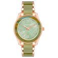 Anne Klein Quartz Analog Green Dial Golden Plastic Strap Watch For Women - image number 0