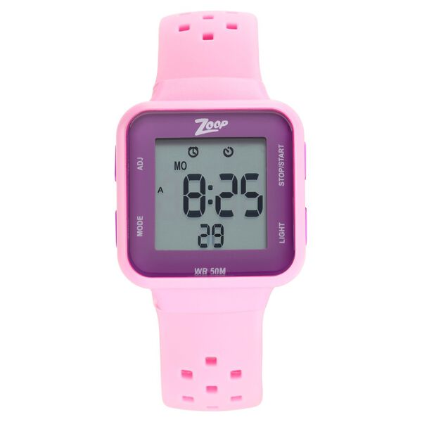 Zoop Digital Watch with Pink Dial & Pink Strap for Girls Kids, from House of Titan - image number 2