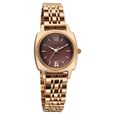 Titan Eminence Quartz Analog Red Dial Rose Gold Strap Watch For Women - image number 1