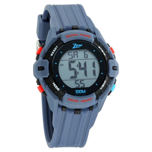 Zoop Digital Watch with Digital Dial & Grey Strap for Boys Kids, from House of Titan - image number 0