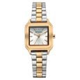 Titan Workwear Essentials Quartz Analog Black Dial Rose Gold Stainless Steel Strap Watch For Women
