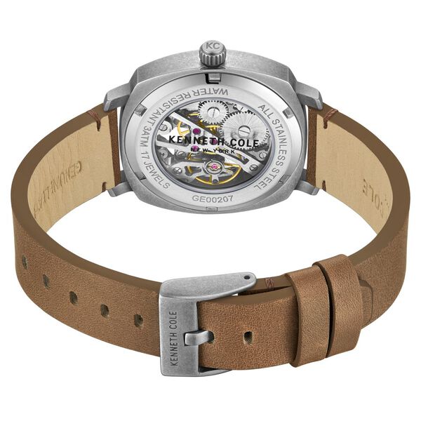 Kenneth Cole Silver Dial Analog Mechanical Hand Wound Watch for Men - image number 4