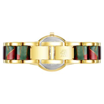 Anne Klein Quartz Analog Green Dial Green Plastic Strap Watch For Women