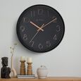 Titan Classic Black Wall Clock with Silent Sweep Technology - 30.8 cm x 30.8 cm (Medium) - image number 0