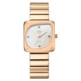 Vyb Diva By Fastrack Quartz Analog Mother of Pearl Dial Rose Gold Stainless Steel Strap Watch For Girls - image number 1