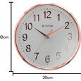 Titan Classic White Metallic Finish Wall Clock with Silent Sweep Technology - 30 cm x 30 cm (Medium) - image number 5