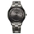 Titan Classique Slimline Blue Dial Quartz Analog with Date Stainless Steel Strap watch for Men