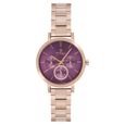 Titan Quartz Multifunction Rose Gold Dial Stainless Steel Strap Watch for Women - image number 0