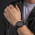 Police Quartz Multifunction Black Dial Black Stainless Steel Strap Watch For Men - image number 5