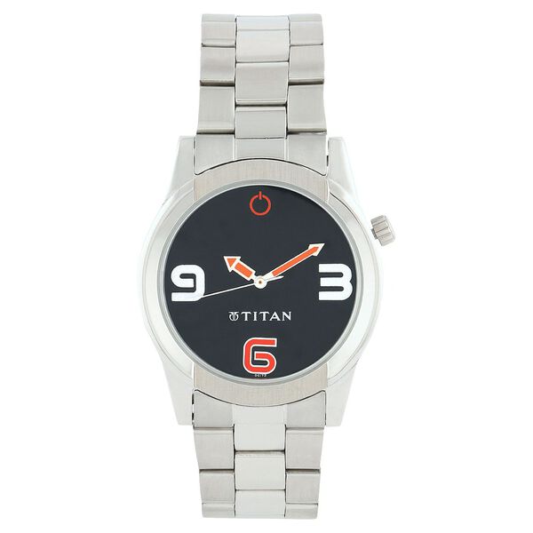 Titan Quartz Analog Black Dial Watch for Men - image number 0