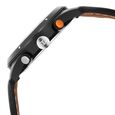 Titan Octane Quartz Multifunction Black Dial With Black Leather Strap Watch For Men - image number 3