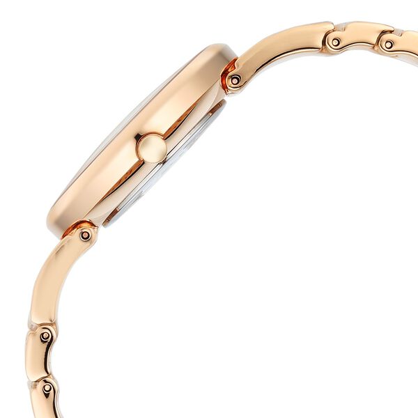 Titan Raga Power Pearls Quartz Analog Mother of Pearl Dial Rose Gold Metal Strap Watch For Women - image number 3