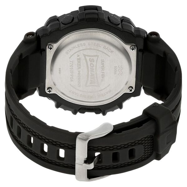 SF Digital Dial Plastic Strap Watch for Men - image number 3