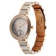 Fastrack Oceanyx - Ceramic Quartz Analog Grey Dial Two Toned Strap Watch For Girls - image number 4