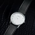 Sonata Quartz Analog Blue Dial Silver Stainless Steel Strap Watch For Men