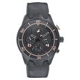Fastrack All Nighters Quartz Multifunction Black Dial Leather Strap Watch for Guys - image number 2