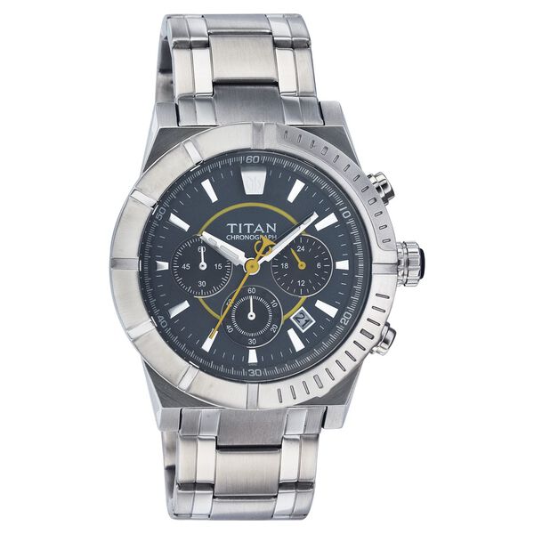 Titan Quartz Multifunction Grey Dial Watch for Men - image number 0