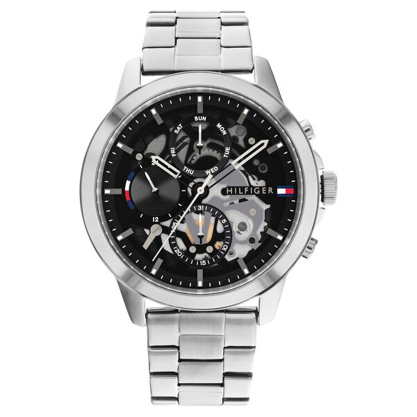 Tommy Hilfiger Men Black Dial Quartz Multifunction Watch - image number 0