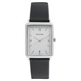 Sonata Quartz Analog Silver Dial Leather Strap Watch for Men - image number 0
