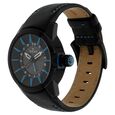 Titan Solar Powered Black Dial Quartz Leather Strap watch for Men - image number 1