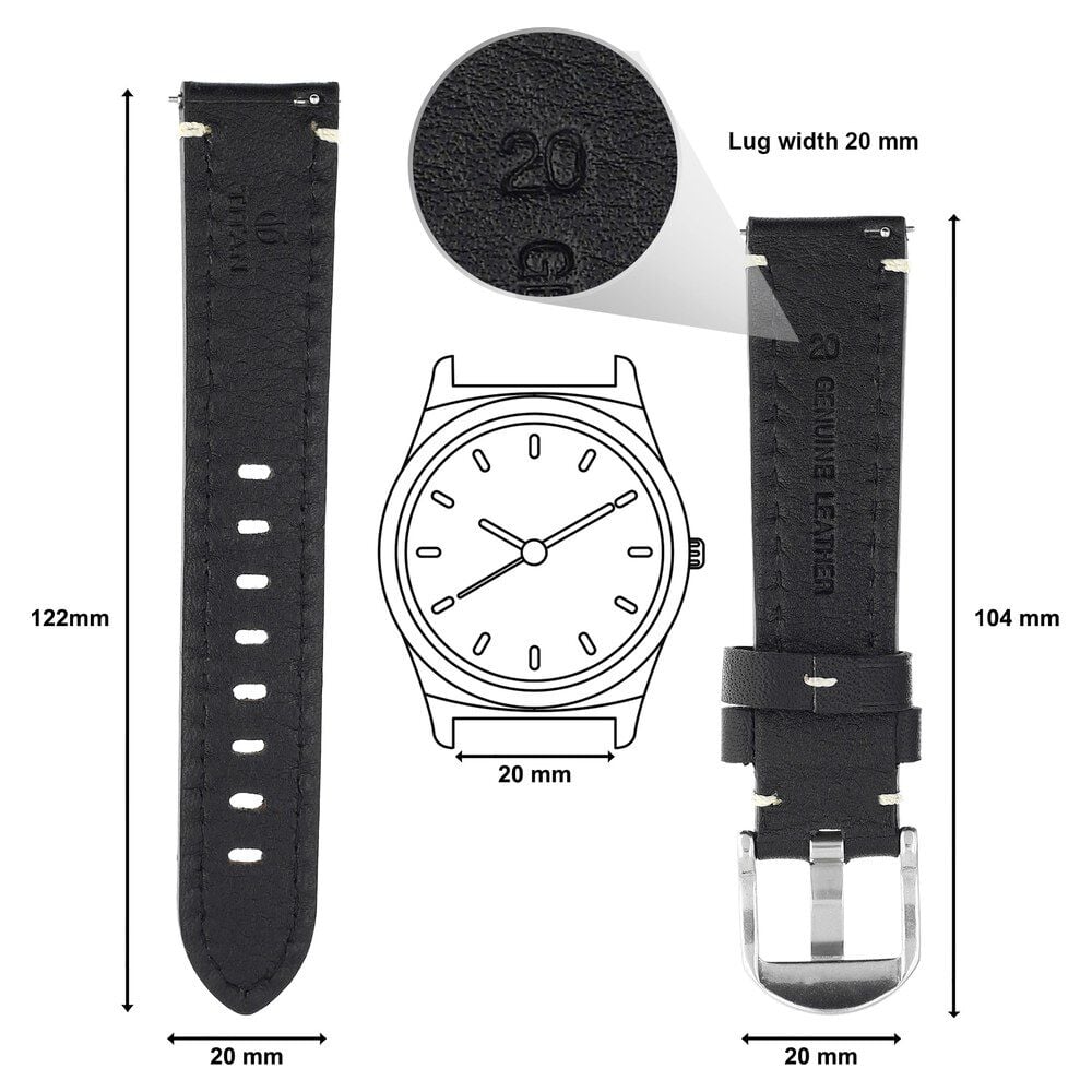 Titan watch straps 20mm outlet