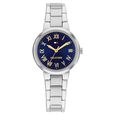 Tommy Hilfiger Quartz Analog Blue Dial Silver Stainless Steel Strap Watch For Women - image number 0