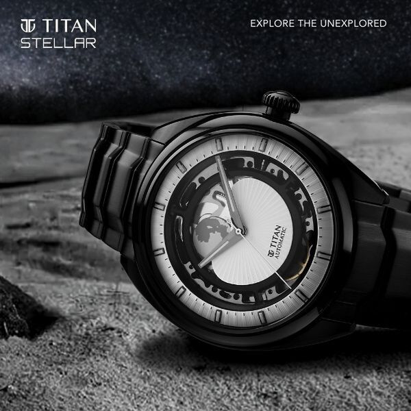 Titan Caelum Multilayered Sun-Moon Dial in Ivory White - Stellar Edition - image number 1