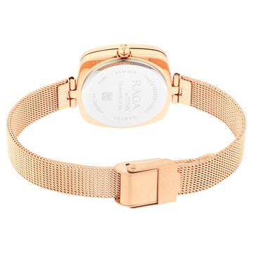 Titan Raga Moments Of Joy Silver Dial Women Watch With Metal Strap