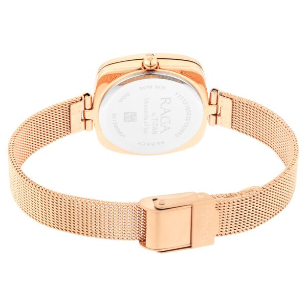 Titan Raga Moments Of Joy Silver Dial Women Watch With Metal Strap - image number 6
