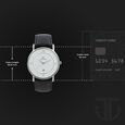 Titan Classic White Dial Analog with Date Leather Strap watch for Men - image number 2