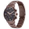 Sonata Wedding Edit Quartz Multifunction Black Dial Stainless Steel Strap Watch For Men - image number 3