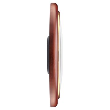 Titan White Dial Brown Color Silent Sweep Technology - 31.5 cm x 31.5 cm (Medium)