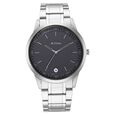 Titan Minimals Quartz Analog with Date Black Dial Silver Metal Strap Watch For Men - image number 1