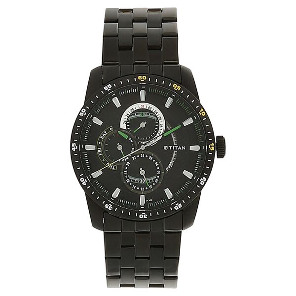 Titan Quartz Dial Metal Strap Watch for Men - image number 0