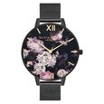 Olivia Burton Quartz Analog Black Dial Stainless Steel Strap Watch for Women - image number 0