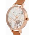 Olivia Burton Quartz Analog White Dial Leather Strap Watch for Women - image number 1