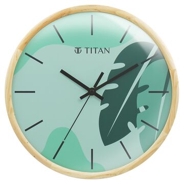 Titan Contemporary Tropical Timepieces - Lush Green - 32 cm x 32 cm