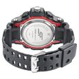 SF Quartz Analog Digital Black Dial Plastic Strap Watch for Men - image number 3