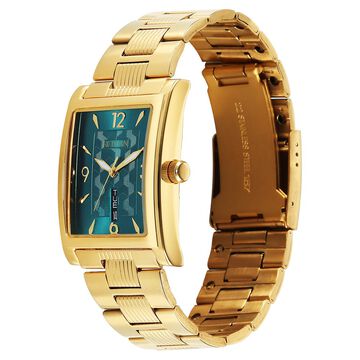 Titan Karishma Wedding Edit Analog with Day Date With Green Dial Two Toned Stainless Steel Strap Watch for Men