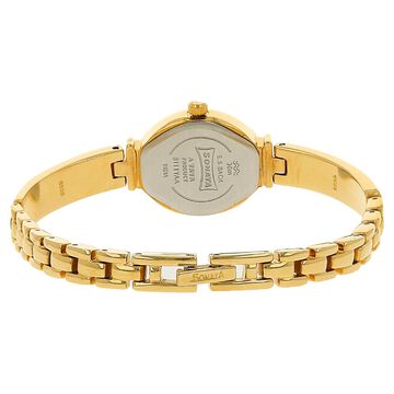 Sonata Quartz Analog Champagne Dial Metal Strap Watch for Women