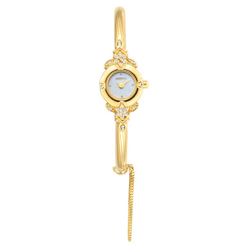 Titan Nebula Quartz Analog 18 Karat Solid Gold Watch for Women - image number 1