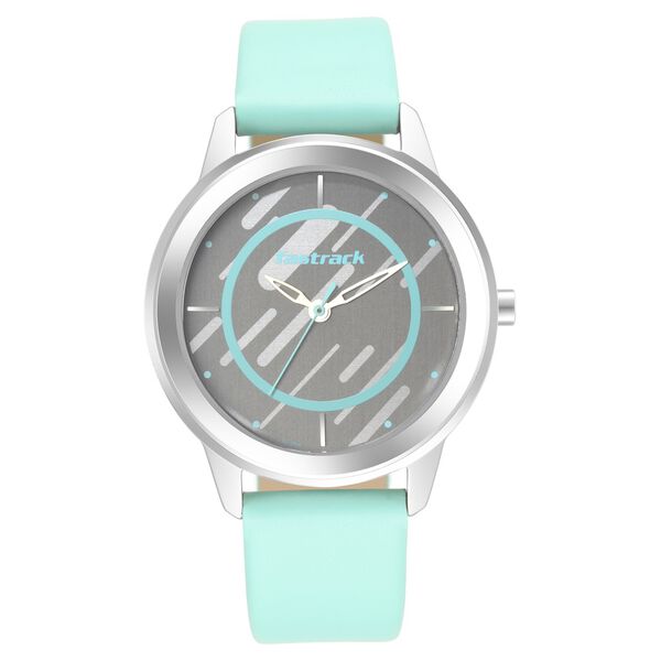 Fastrack Wear Your Look Quartz Analog Grey Dial Leather Strap Watch for Girls - image number 1