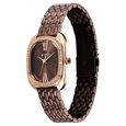 Titan Purple Glamour Quartz Analog Brown Dial Brown Stainless Steel Strap Watch For Women - image number 3