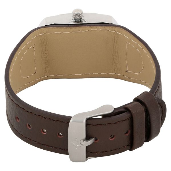 Fastrack Quartz Analog Black Dial Leather Strap Watch for Girls - image number 3